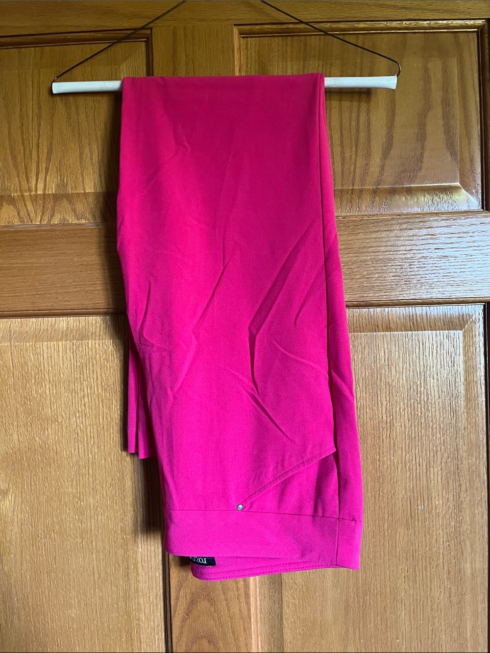 Roz & Ali Bright Hot Pink Dress Pants